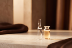 Glowing exosome serum ampoule at Athena Wellness, Perth